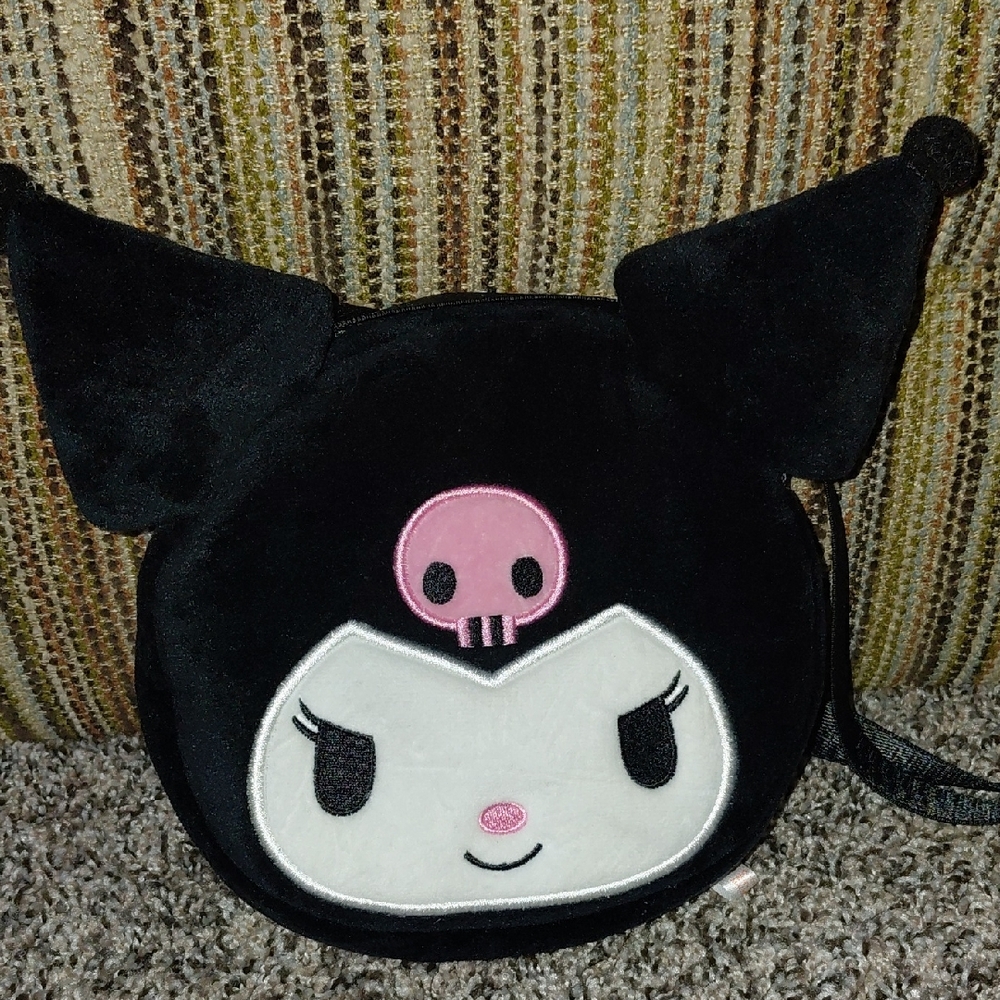 Cute Black and Pink Character Bag